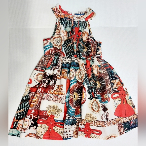 Lightweight Sleeveless Summer Dress Fun‎ Pattern Size 130 - Picture 4 of 7